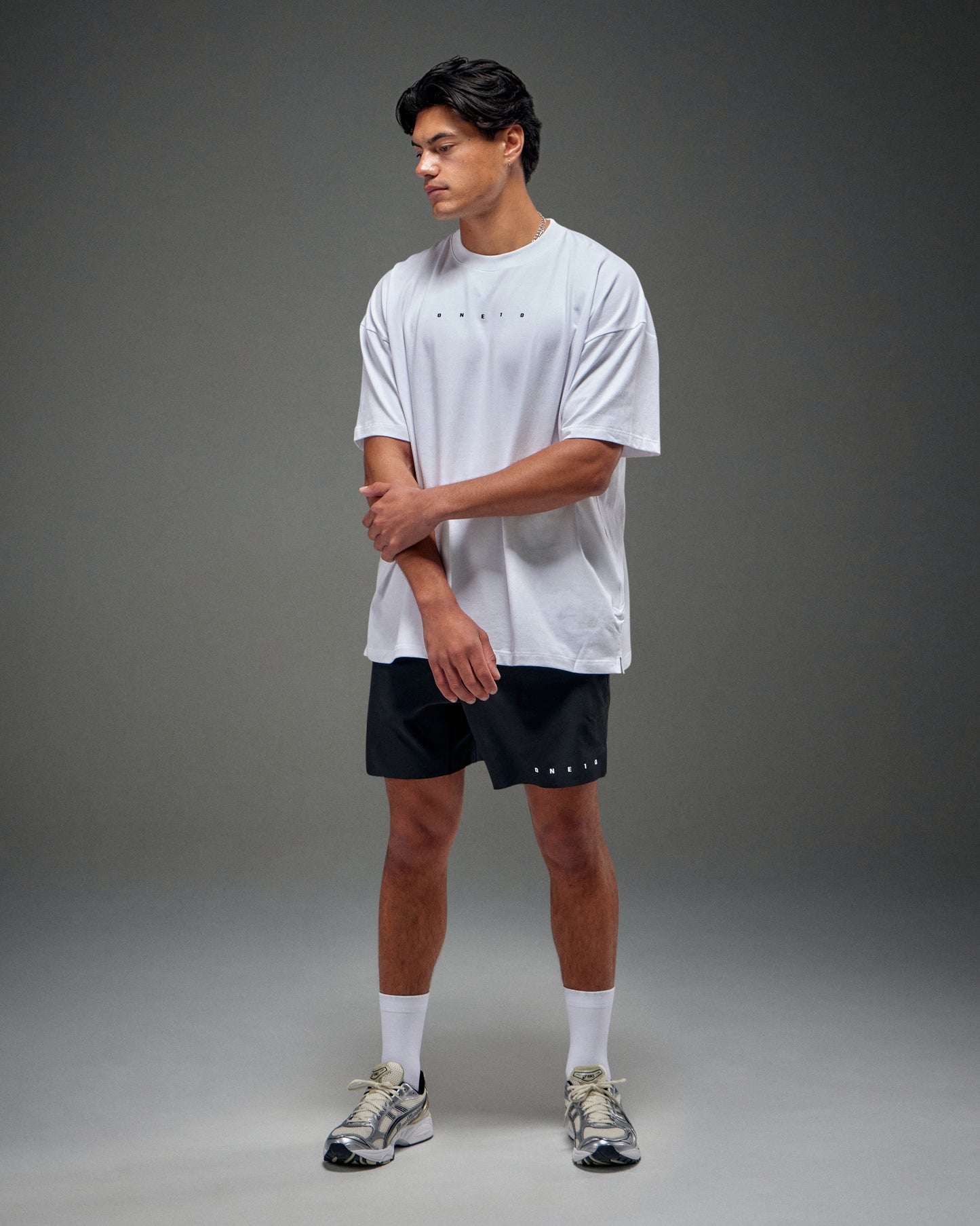 Cotton Oversized Tee - White