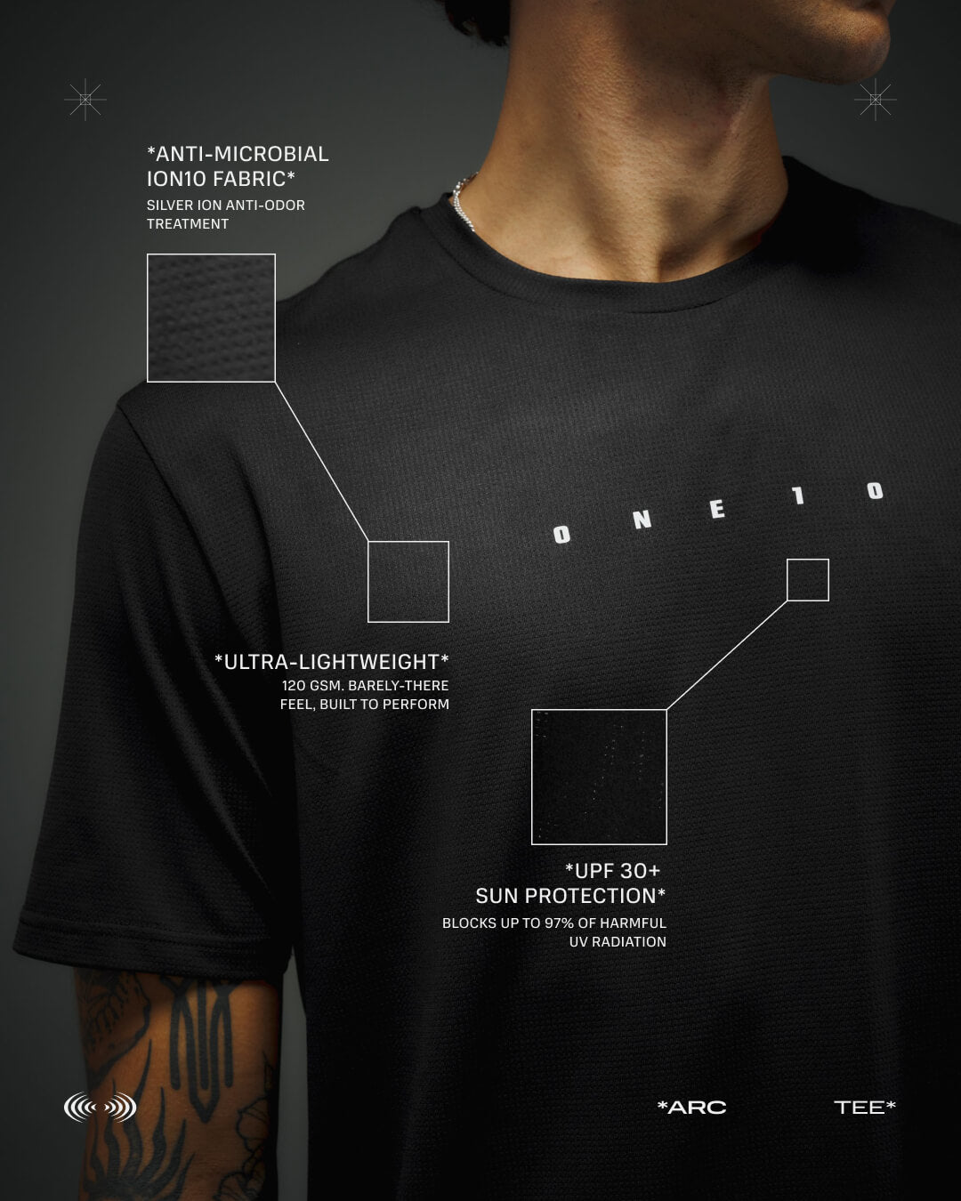 Arc Tee - Black