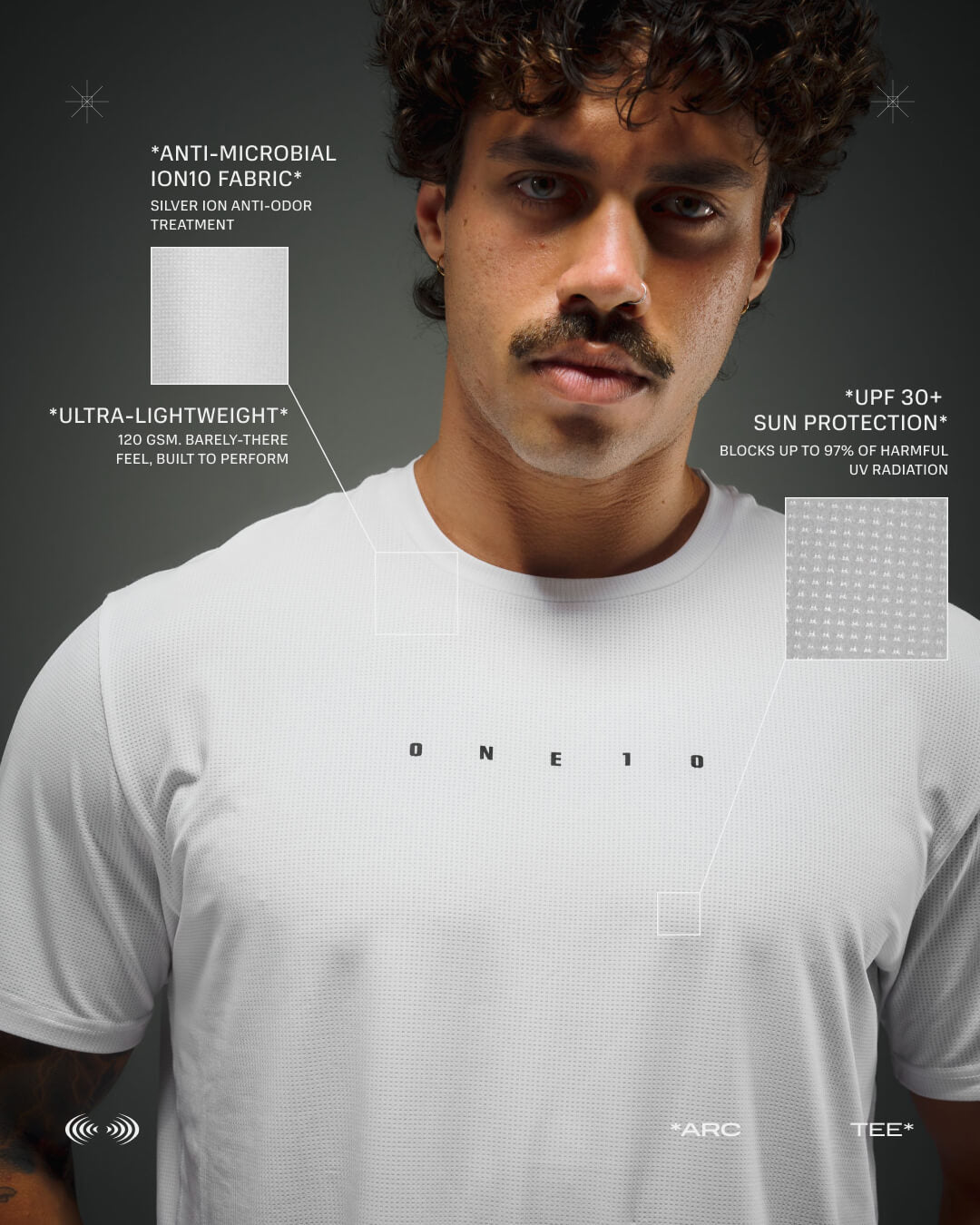 Arc Tee - White