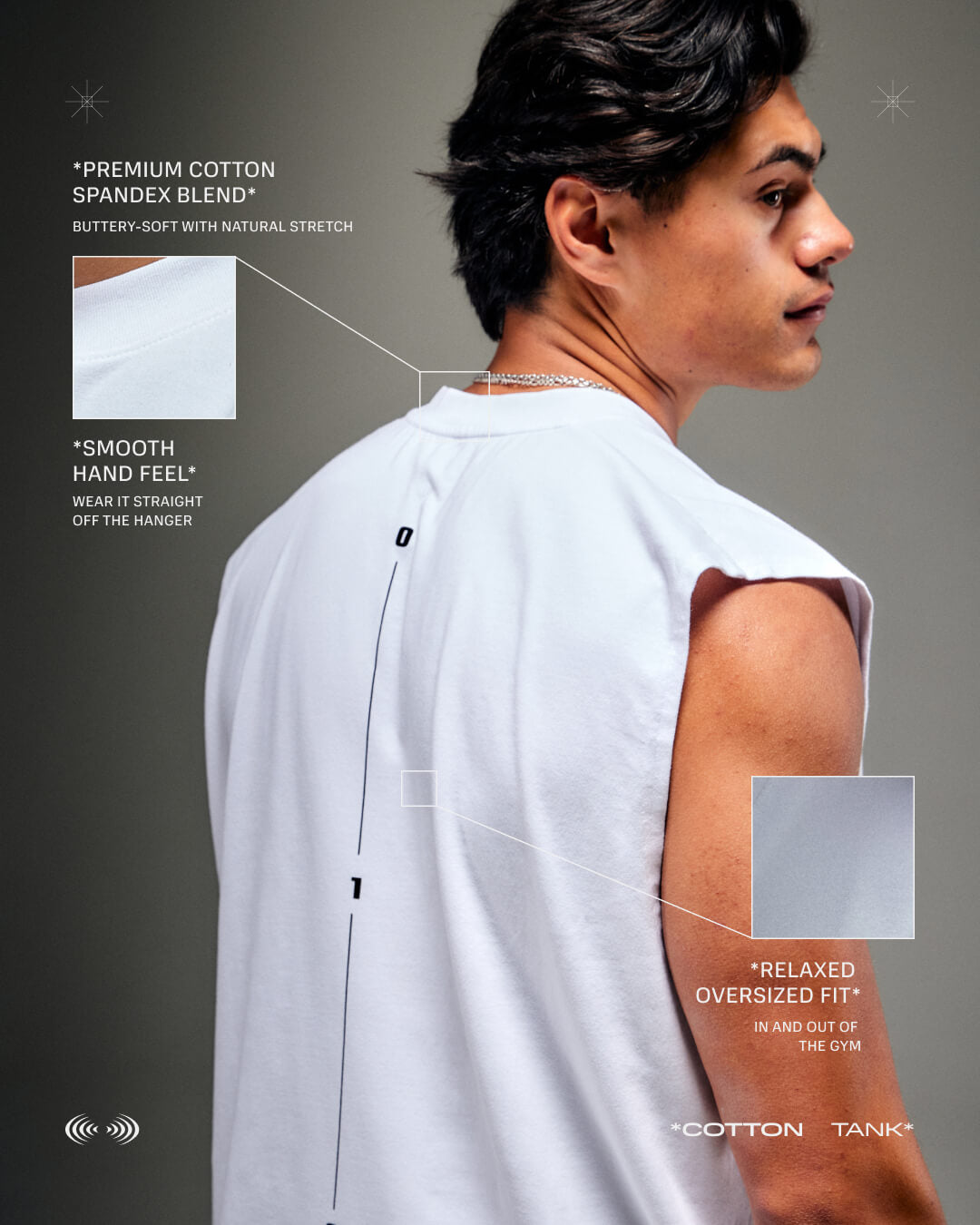 Cotton Tank - White