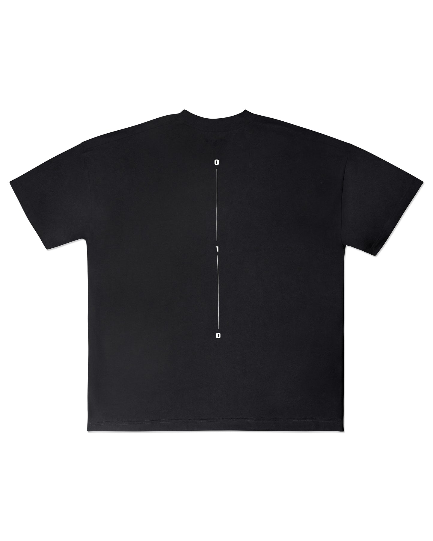 Cotton Oversized Tee - Black