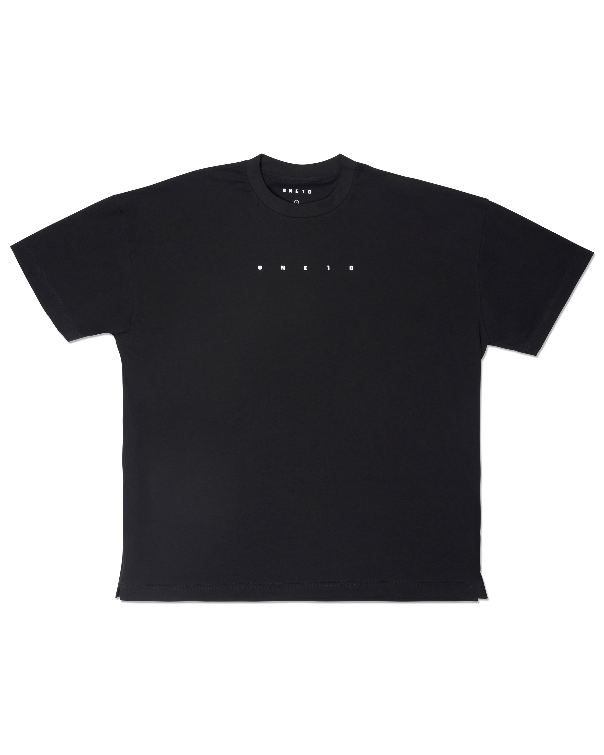 Cotton Oversized Tee - Black