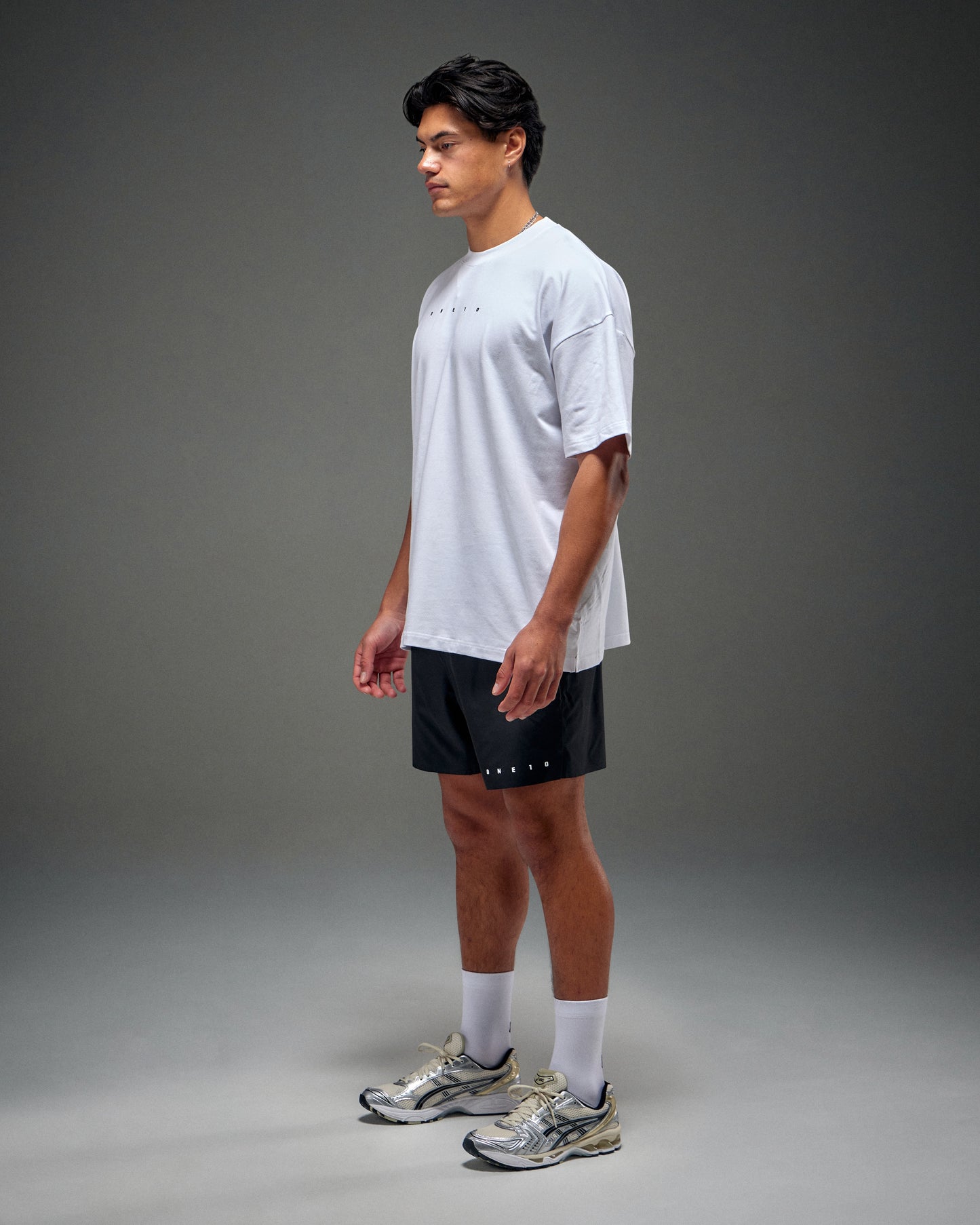 Cotton Oversized Tee - White